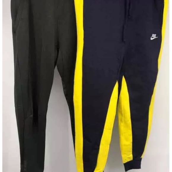 Nike Mens Black Elastic Waist Standard Fit Sweatpants Size XL Lot Of 2 - Picture 8 of 9